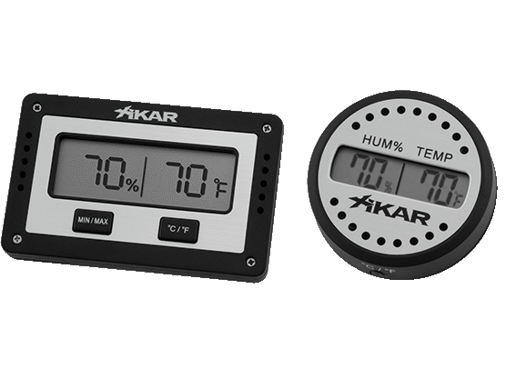 HUMIDOR HYGROMETERS ANALOG & DIGITAL